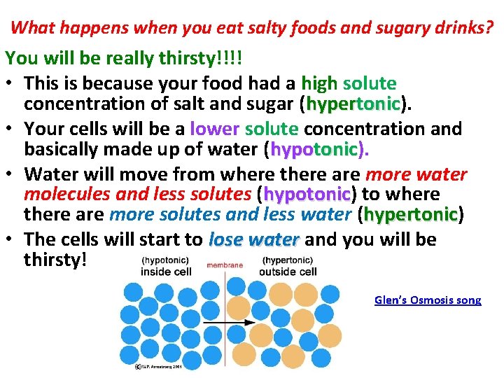 What happens when you eat salty foods and sugary drinks? You will be really