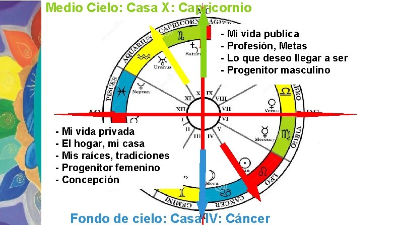 Medio Cielo: Casa X: Capricornio - Mi vida publica - Profesión, Metas - Lo