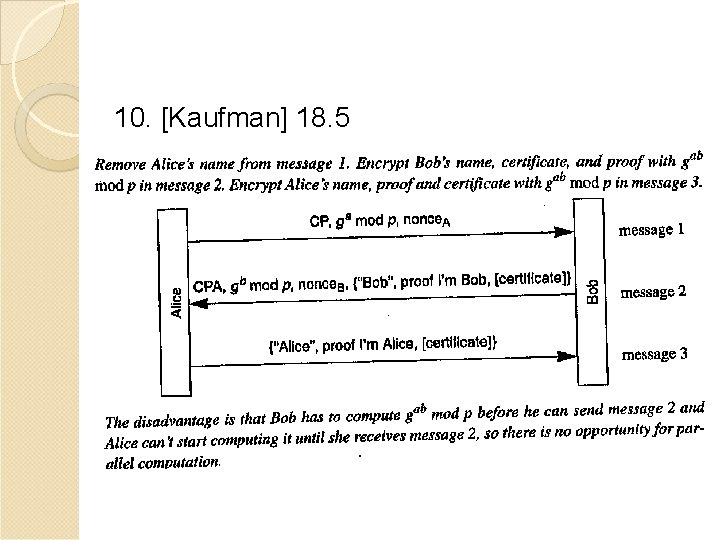 10. [Kaufman] 18. 5 