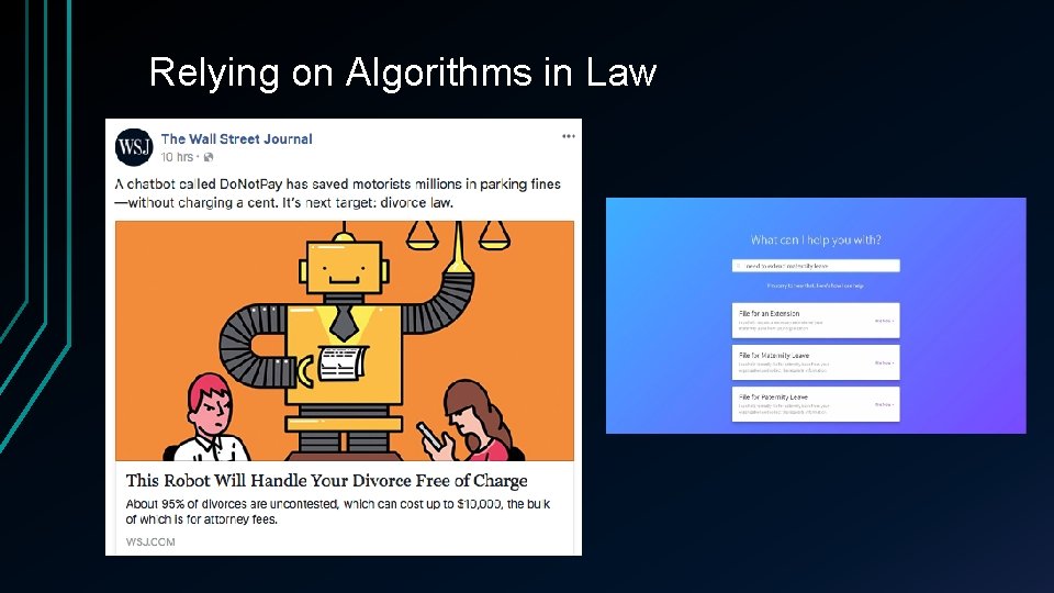 Relying on Algorithms in Law 