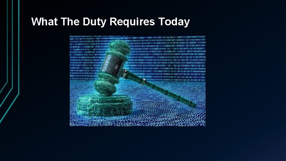 What The Duty Requires Today 