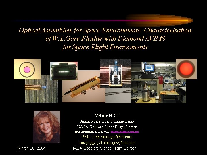 Optical Assemblies for Space Environments: Characterization of W. L. Gore Flexlite with Diamond AVIMS