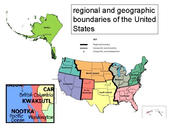 regional and geographic boundaries of the United States 