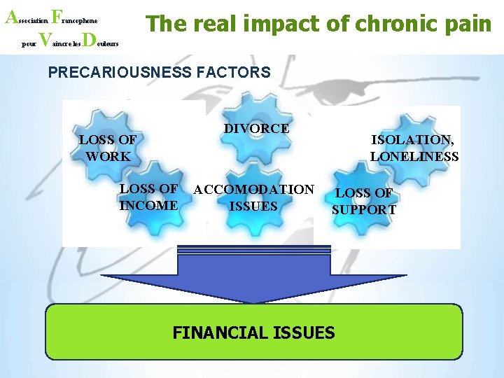 A F V ssociation pour The real impact of chronic pain rancophone aincre les