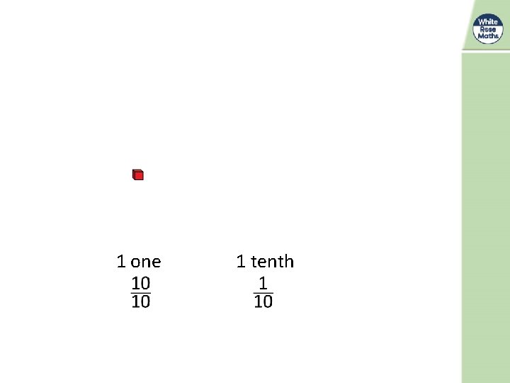 1 one 1 tenth 