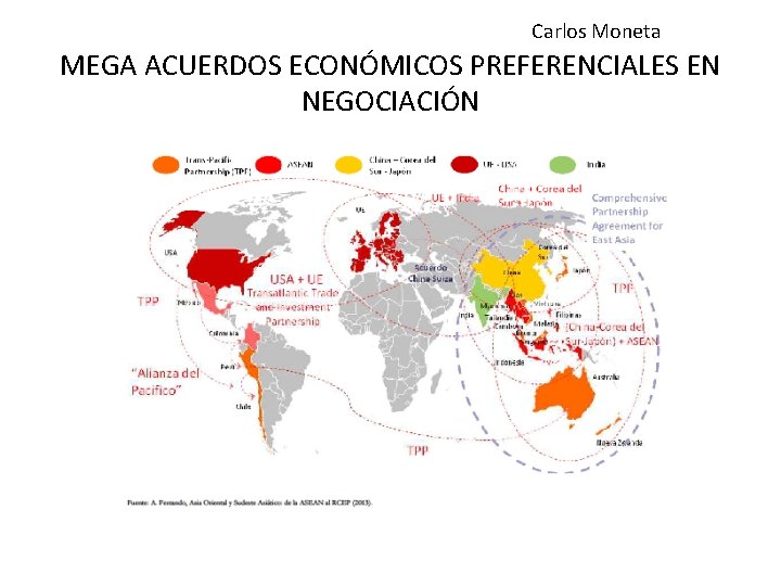 Carlos Moneta MEGA ACUERDOS ECONÓMICOS PREFERENCIALES EN NEGOCIACIÓN 