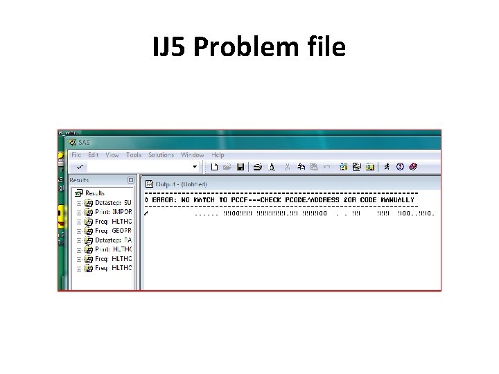 IJ 5 Problem file 