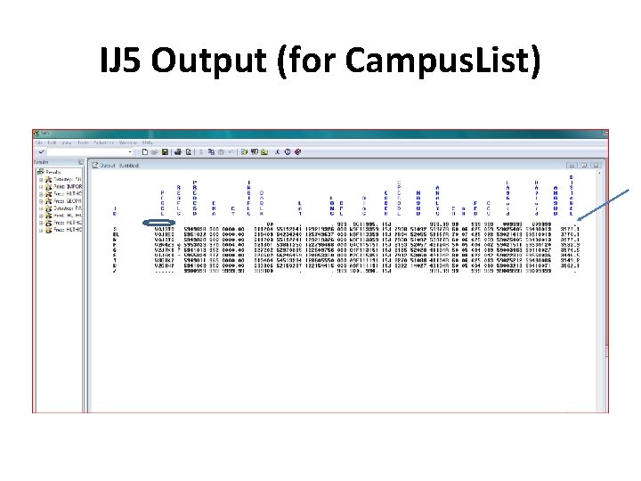 IJ 5 Output (for Campus. List) 