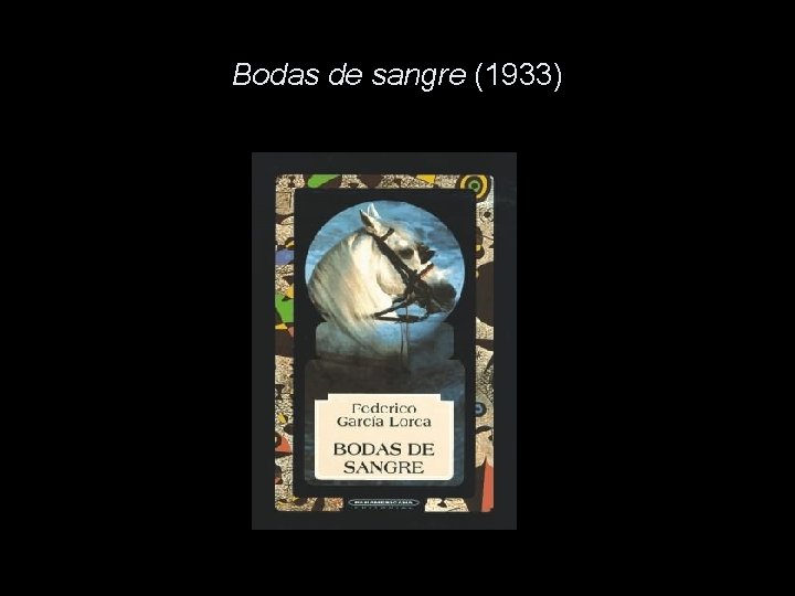 Bodas de sangre (1933) 