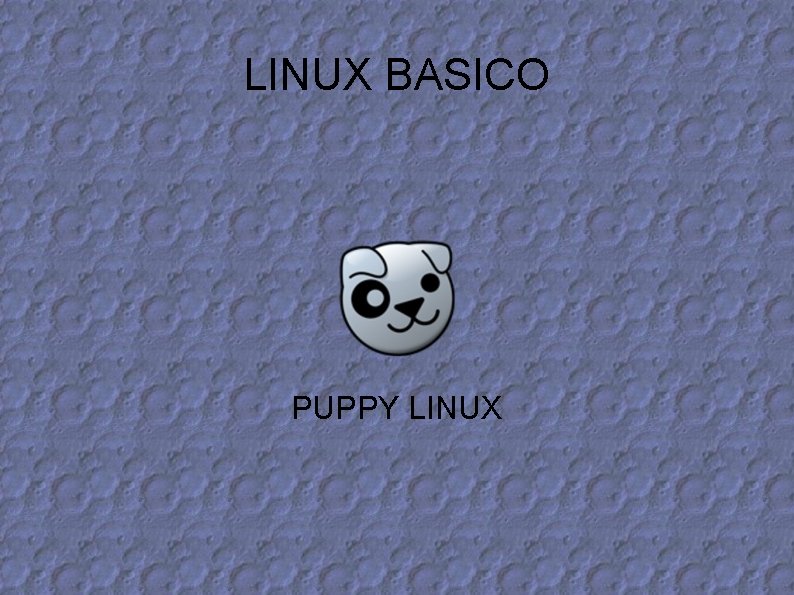 LINUX BASICO PUPPY LINUX 