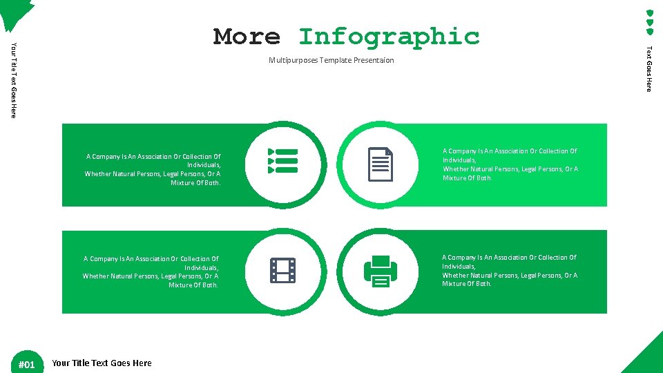 Multipurposes Template Presentaion A Company Is An Association Or Collection Of Individuals, Whether Natural