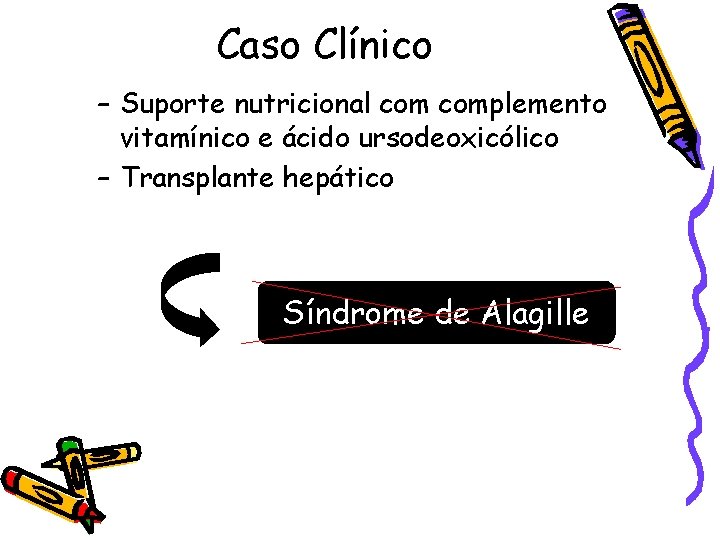 Caso Clínico – Suporte nutricional complemento vitamínico e ácido ursodeoxicólico – Transplante hepático Síndrome