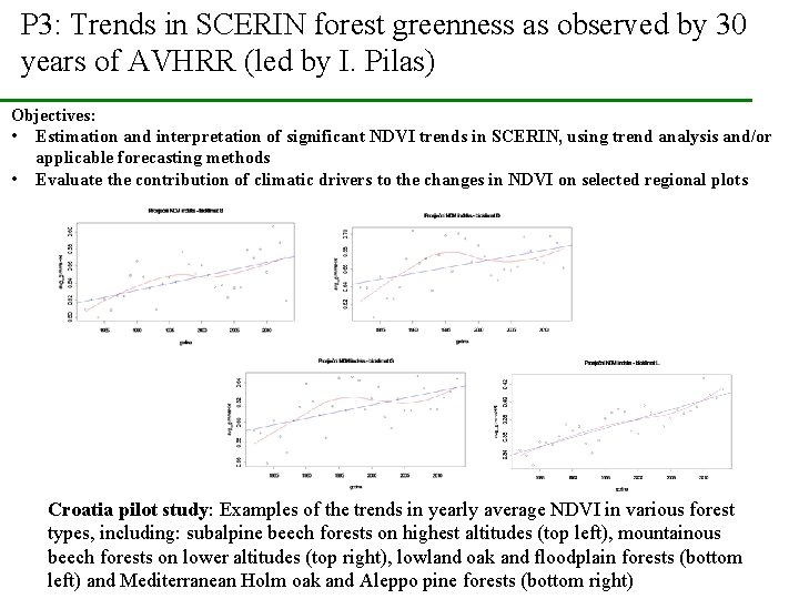 P 3: Trends in SCERIN forest greenness as observed by 30 years of AVHRR