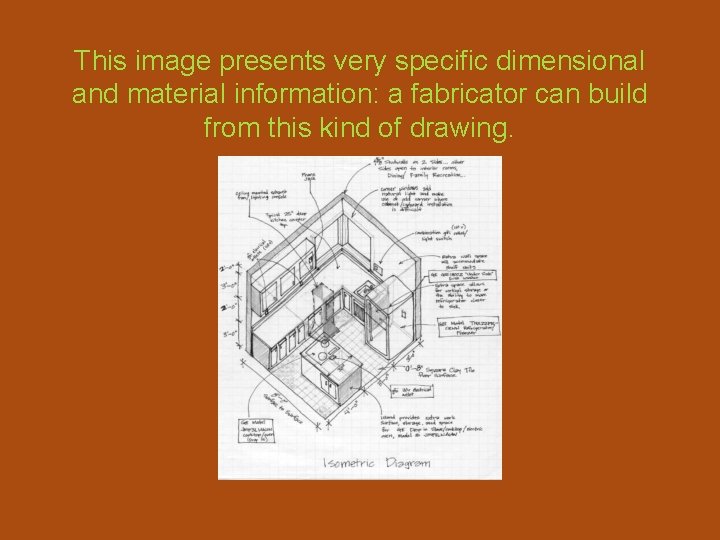 This image presents very specific dimensional and material information: a fabricator can build from