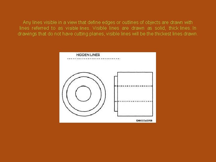 Any lines visible in a view that define edges or outlines of objects are
