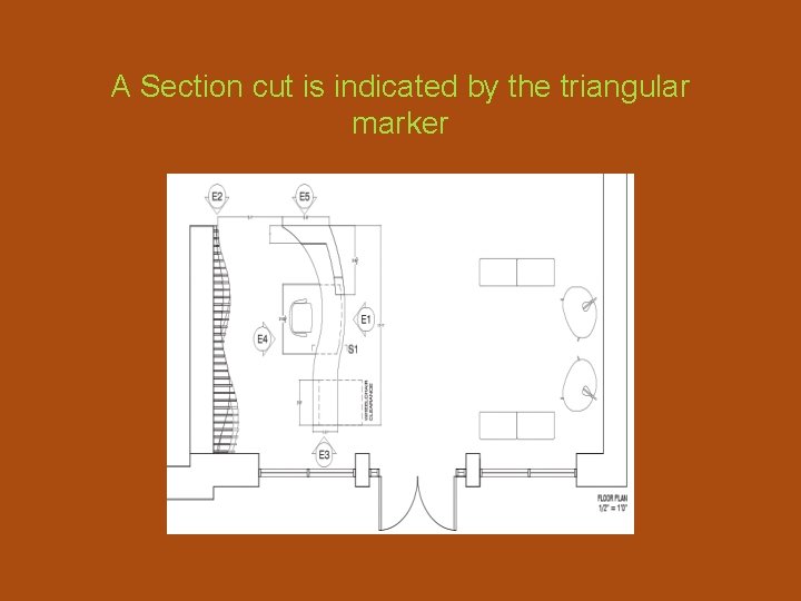A Section cut is indicated by the triangular marker 