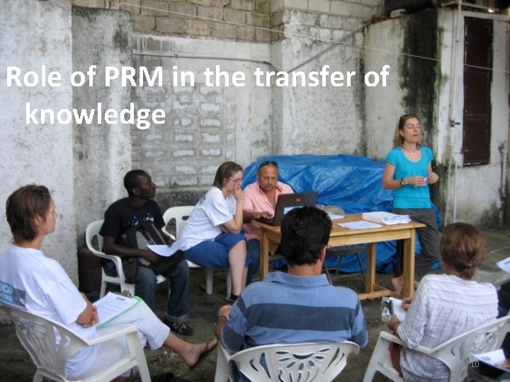 Role of PRM in the transfer of knowledge 10 