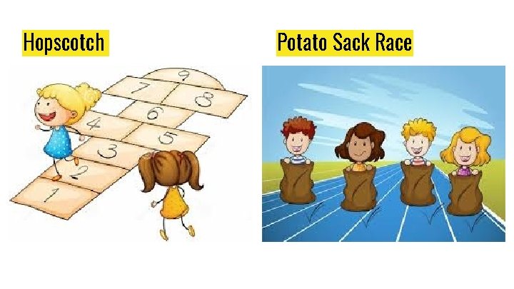 Hopscotch Potato Sack Race 