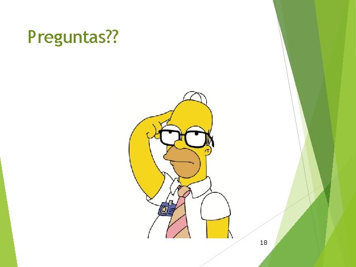 Preguntas? ? 18 