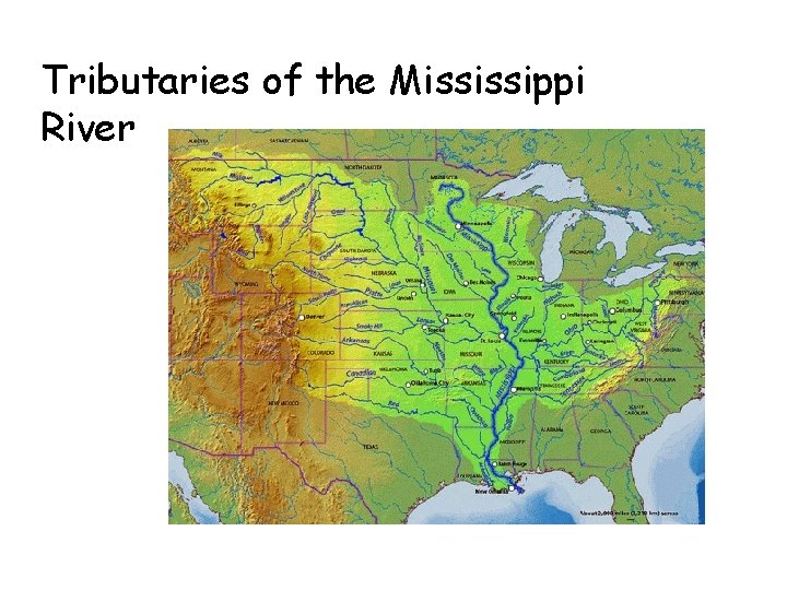 Tributaries of the Mississippi River 