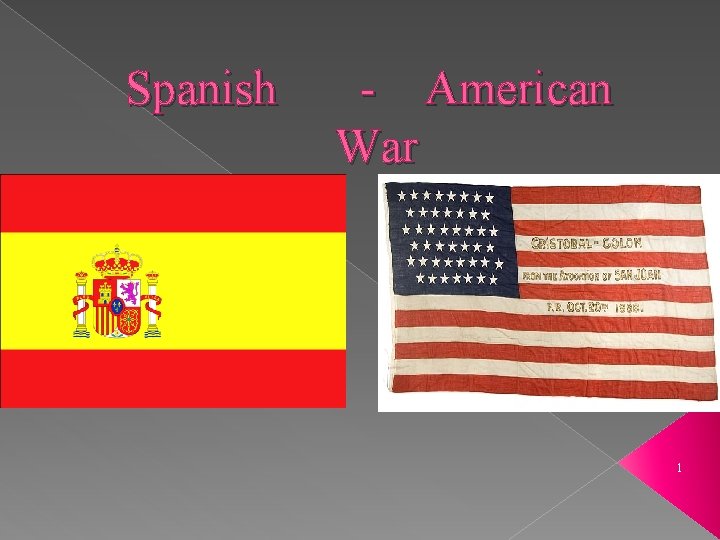 Spanish - American War 1 