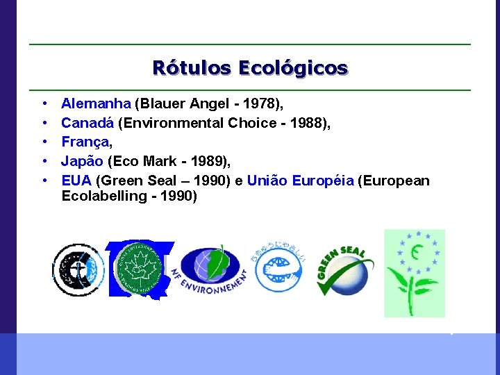ISO 14000 Produtos e Servios Rotulagem Ambiental e
