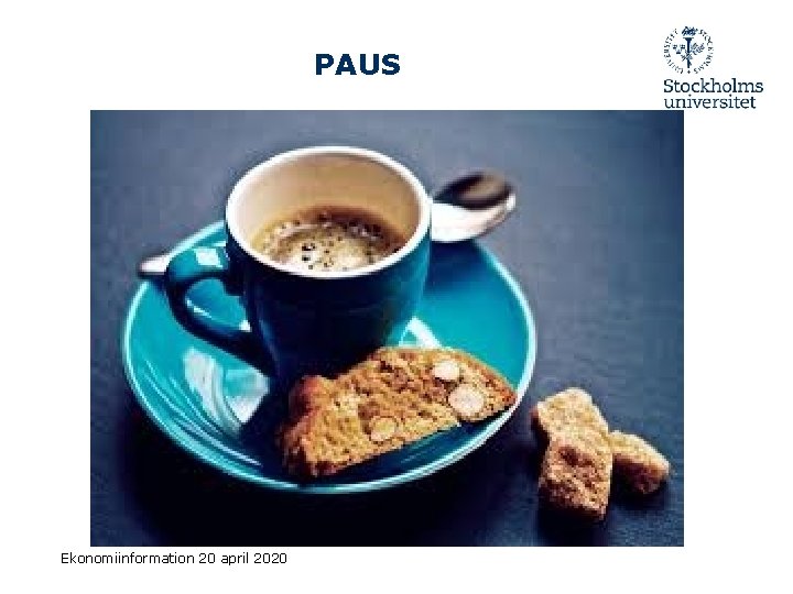 PAUS Ekonomiinformation 20 april 2020 