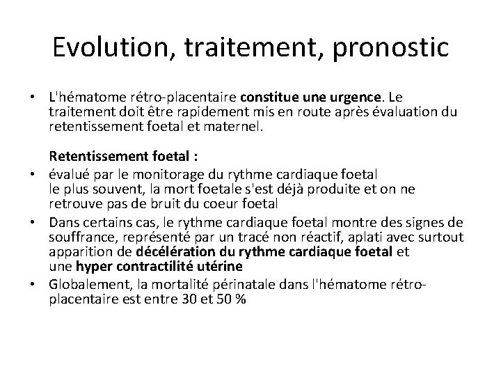 Les Hmorragies du 3me trimestre de la grossesse