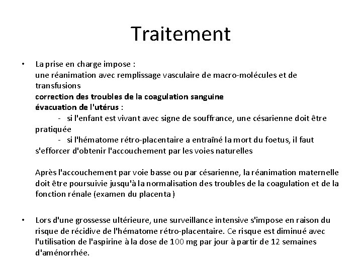 Les Hmorragies du 3me trimestre de la grossesse
