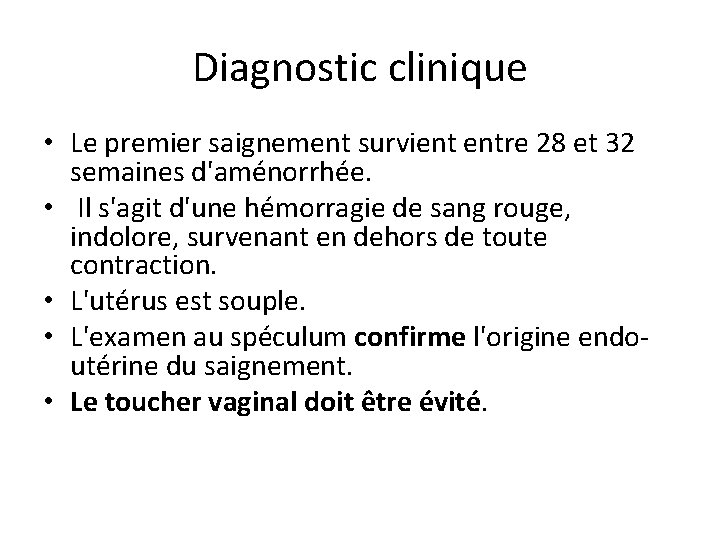 Les Hmorragies du 3me trimestre de la grossesse