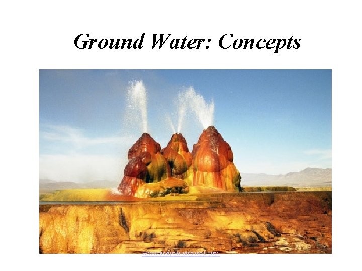 Ground Water: Concepts www. assignmentpoint. com 