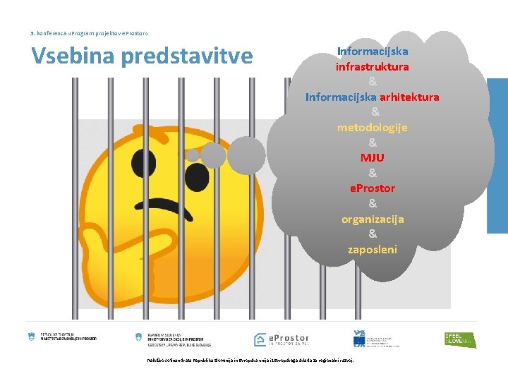 3. konferenca » Program projektov e. Prostor « Vsebina predstavitve Informacijska infrastruktura & Informacijska