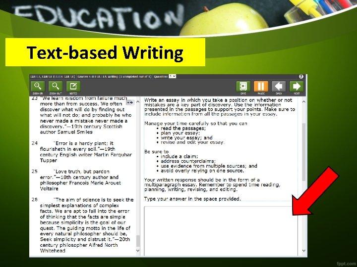 Text-based Writing 