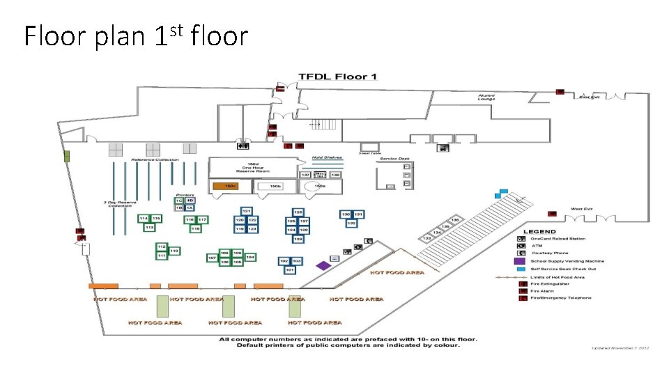 Floor plan 1 st floor 