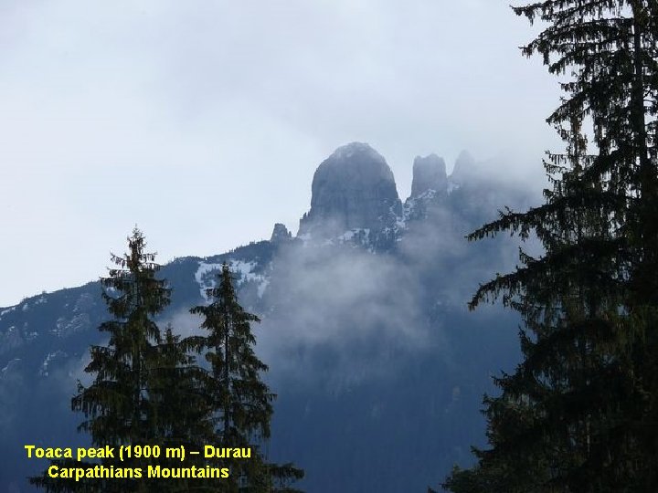 Toaca peak (1900 m) – Durau Carpathians Mountains 
