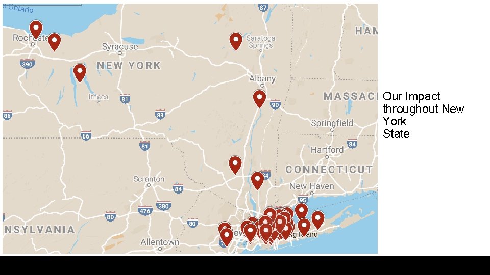 Our Impact throughout New York State 