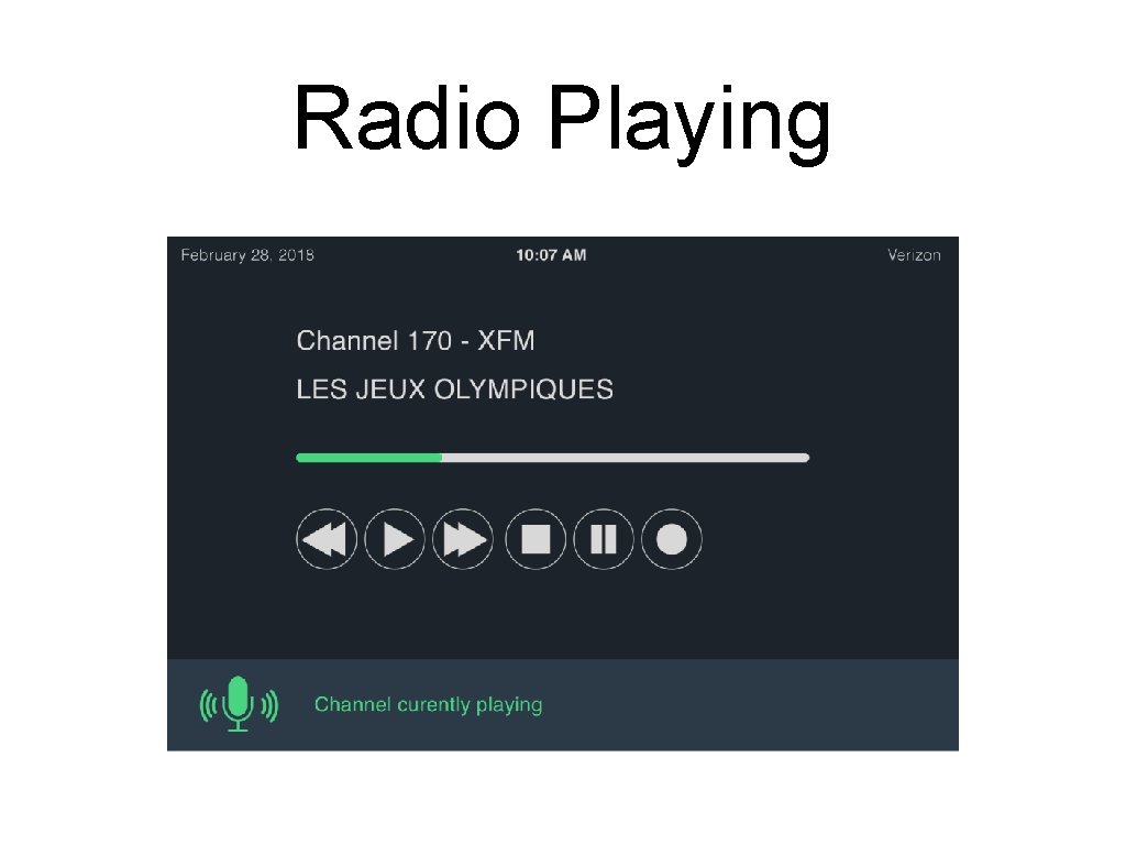 Radio Playing 