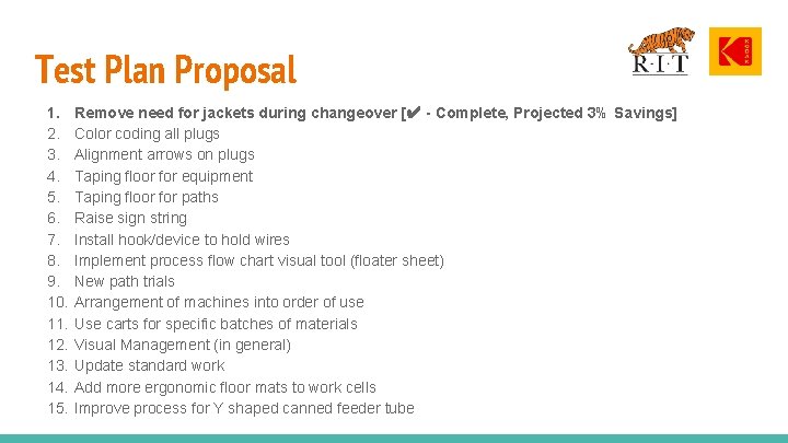 Test Plan Proposal 1. 2. 3. 4. 5. 6. 7. 8. 9. 10. 11.