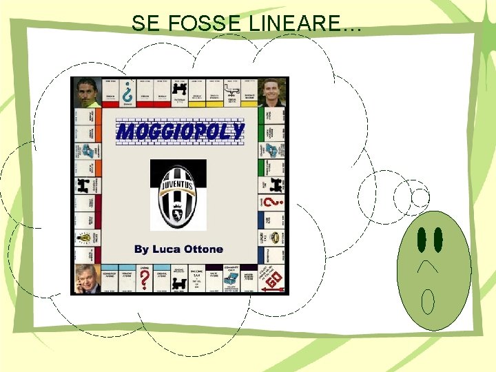 SE FOSSE LINEARE… 