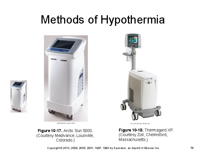Methods of Hypothermia Figure 10 -17. Arctic Sun 5000. (Courtesy Medivance, Louisville, Colorado. )