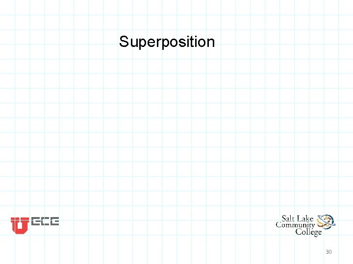 Superposition 30 Superposition 30