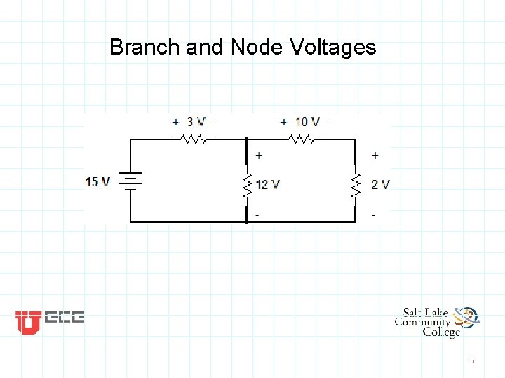 Branch and Node Voltages 5 Branch and Node Voltages 5