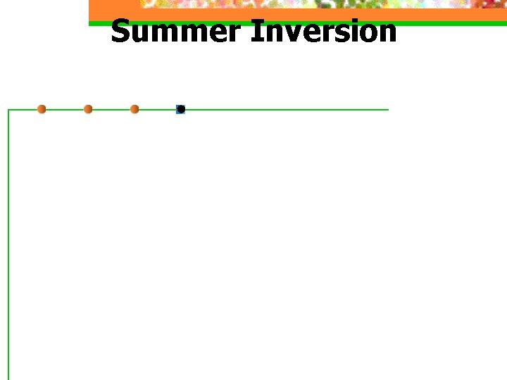 Summer Inversion 
