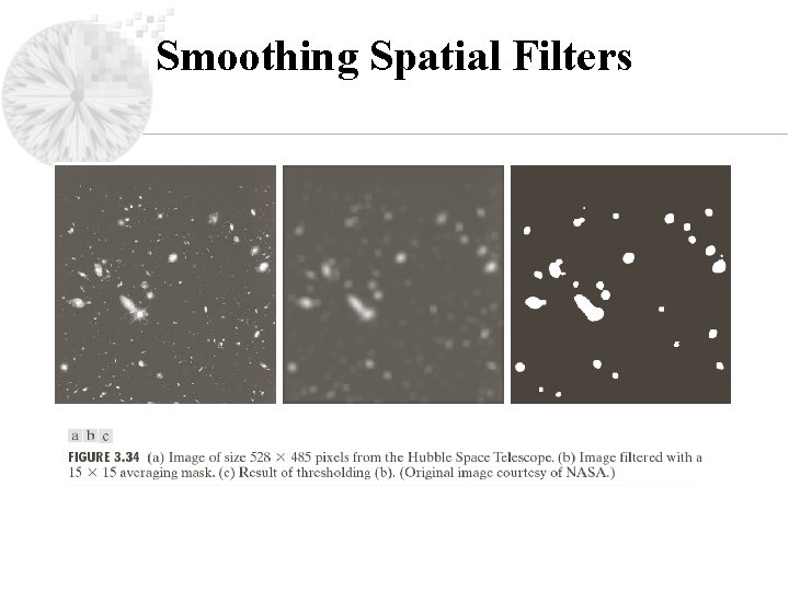 Smoothing Spatial Filters 