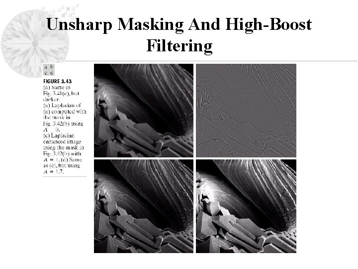 Unsharp Masking And High-Boost Filtering 