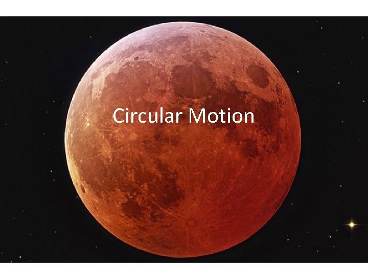 Circular Motion 