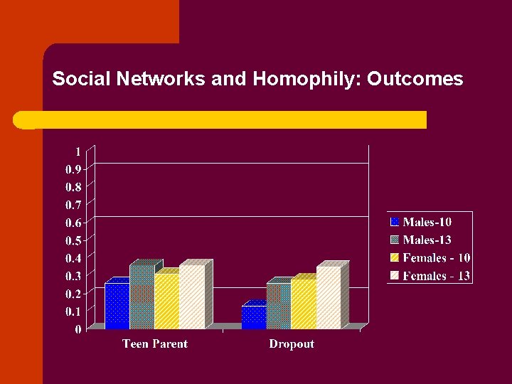 Social Networks and Homophily: Outcomes 