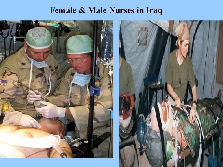 Female & Male Nurses in Iraq 