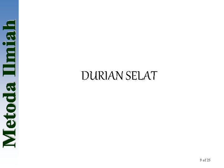 DURIAN SELAT 9 of 25 