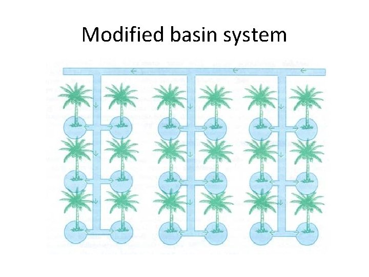 Modified basin system 